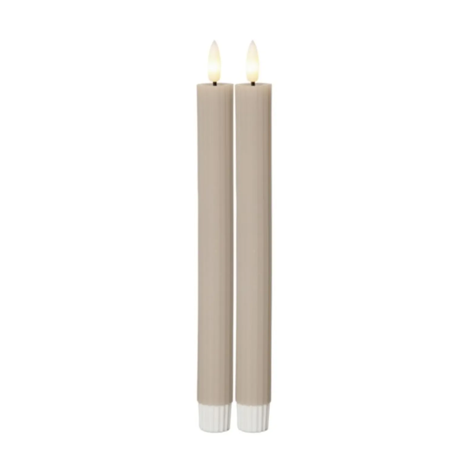 Antikljus LED 2-Pack Beige