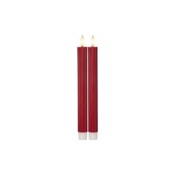 Antikljus LED 2-Pack Röd