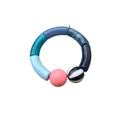 Armband Ark Ester blå/randig 17 cm