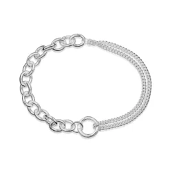 Armband Contrast silver