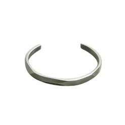 Armband Fasett matt stål