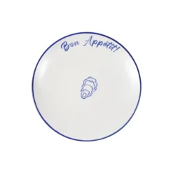 Assiette Parisa Bon appetit 19 cm vit/blå