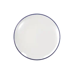 Assiette Parisa 19cm Bom vit/blå