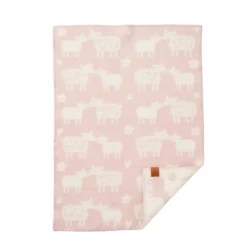 Barnpläd Bää Soft pink