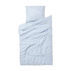 Bäddset Vide Percale 150x210cm Blå/Vit