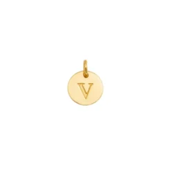 Berlock Mini Letter Guld V
