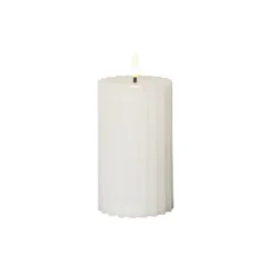 Blockljus 7,5x15cm LED Vit