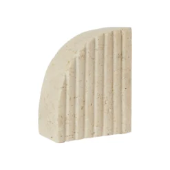 Bokstöd Travertine Beige