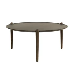 Bord Aria 90 cm Hög Mörk Ek