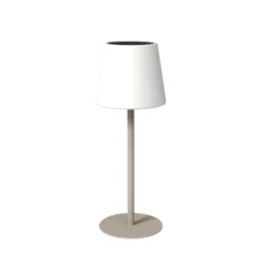 Bordslampa Arc Solcell USB Ivory sand