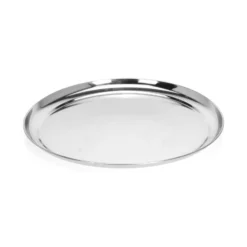 Bricka rund 33 cm rostfritt