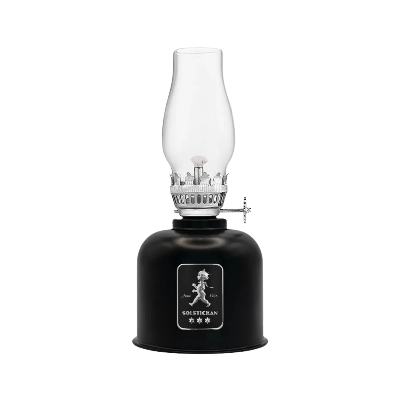 Fotogenlampa Svart/Silver