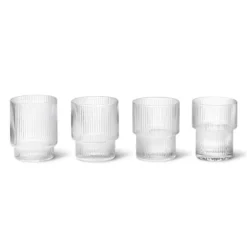 Glas Ripple 4-P 7x9cm Klar