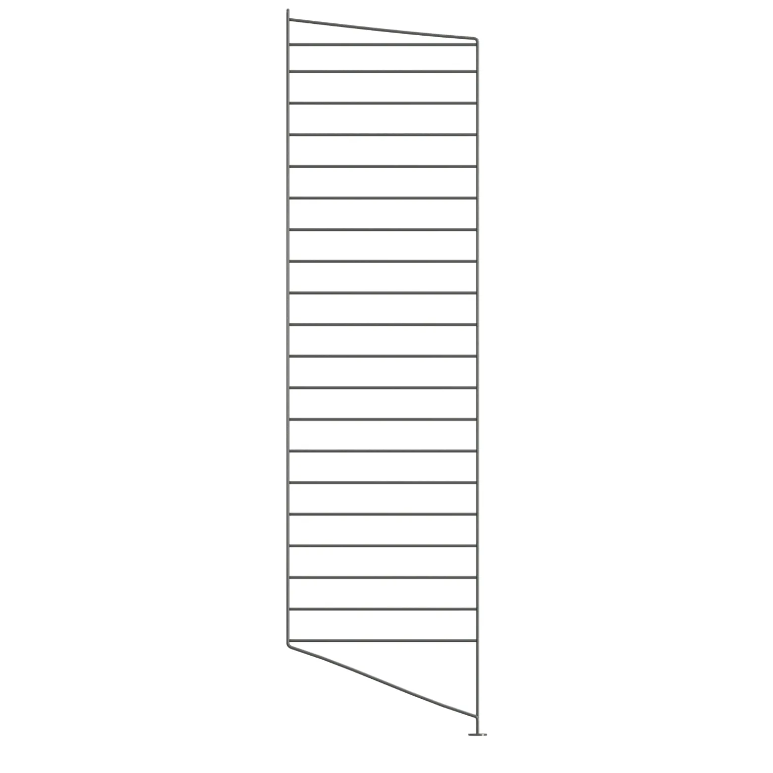 Golvgavel 115x30 1-p Mörkgrå