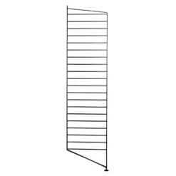 Golvgavel 115x30 1-p svart