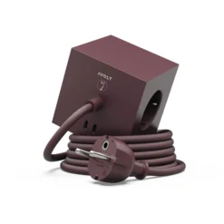 Grenuttag Square 1 USB-C 30W 1,8 m Mulberry Red