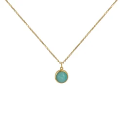 Halsband Dear Guld Turkos