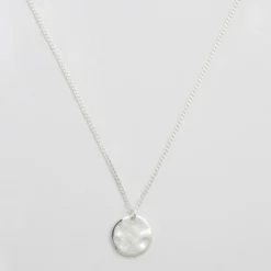 Halsband Minimalistica Hammered Silver