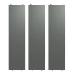 Hyllplan 78x20 3-p Mörkgrå