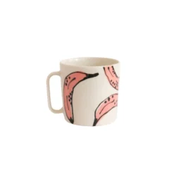 Kaffekopp 25 ml banan rosa