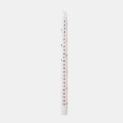 Kalenderljus 34cm Burgundy