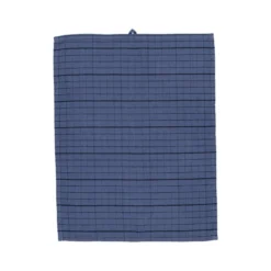 Kökshandduk Rutan 50x70 cm Indigo