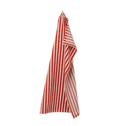 Kökshandduk Stripea 50x70cm red