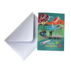Kort m. Kuvert Göteborg 10x15 cm