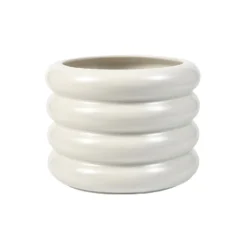 Kruka Wave 14 cm Beige