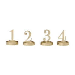 Ljusmanchett 1-4 guld
