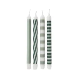 Ljus Randig 4-pack Grön