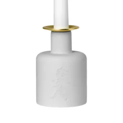 Ljusstake Keramik Ljusgrå