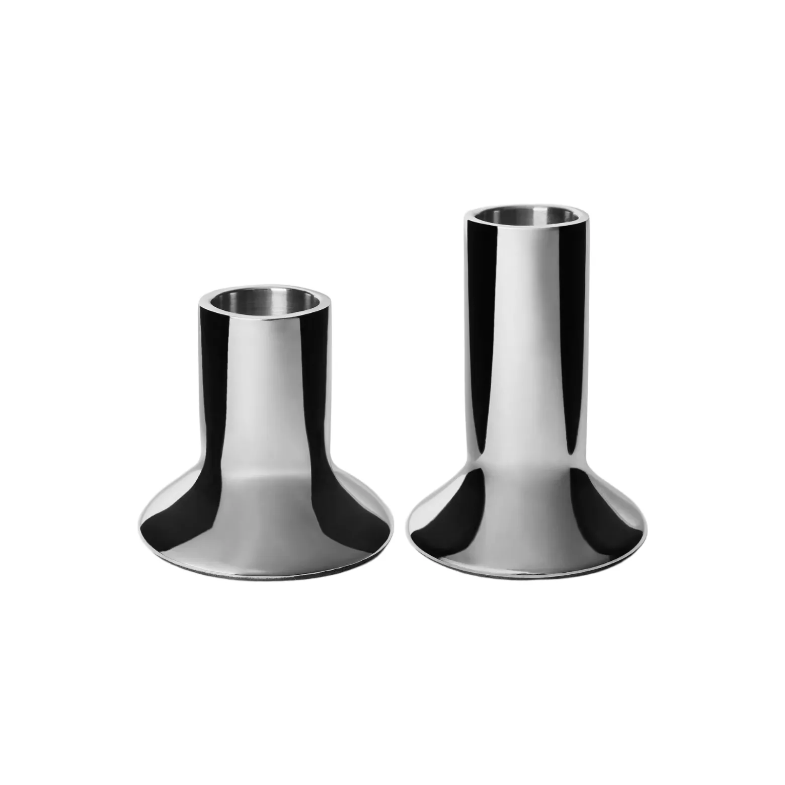 Ljusstake Mano 2-p Silver