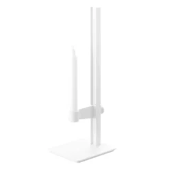 Ljusstake Museum 40x15x13cm Vit