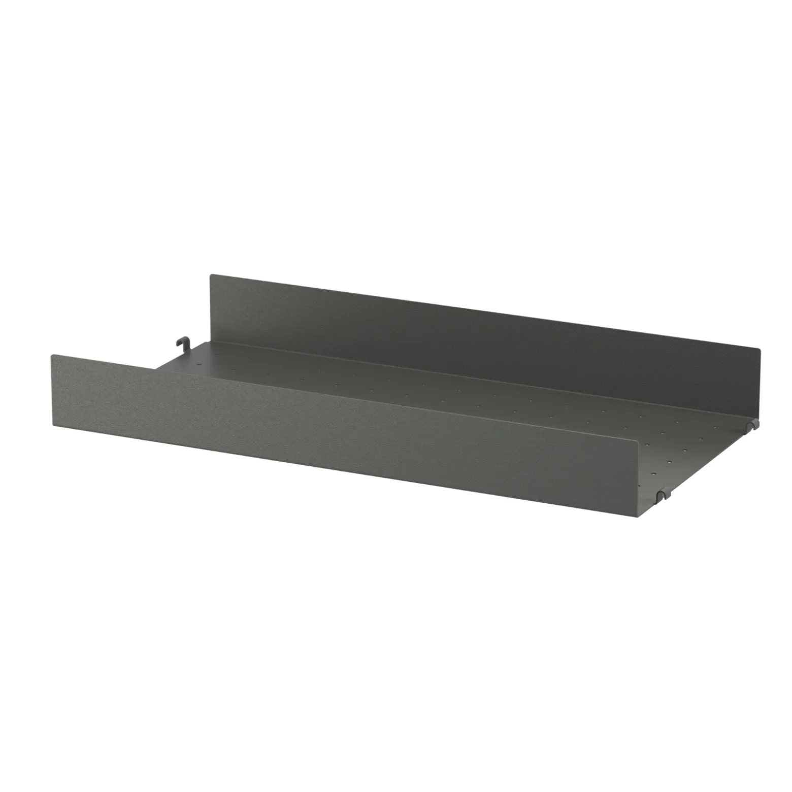Metallhyllplan hög 58x30 Mörkgrå