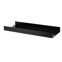Metallhyllplan Hög 78x30 svart
