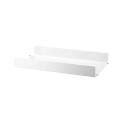 Metallhyllplan Hög 58x30 vit