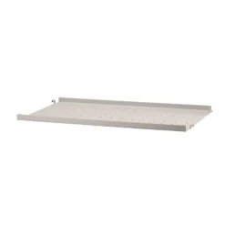 Metallhyllplan Låg 58x30 beige
