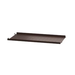 Metallhyllplan Låg 58x30 Mörkbrun