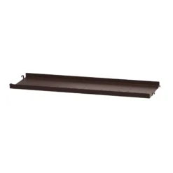Metallhyllplan Låg 58x20 Mörkbrun