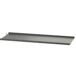 Metallhyllplan låg 78x30 Mörkgrå