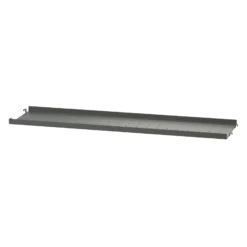 Metallhyllplan låg 78x20 Mörkgrå
