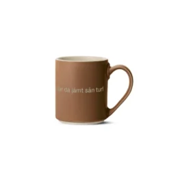 Mugg Astrid Ja, det är inte klokt.. Ljusbrun