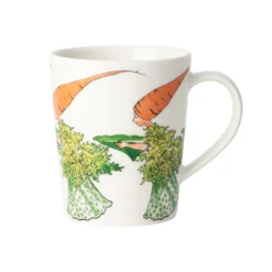 Mugg Elsa Beskow 28cl med handtag, Carrot