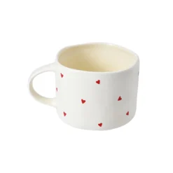 Mugg Valentine hjärtan röd