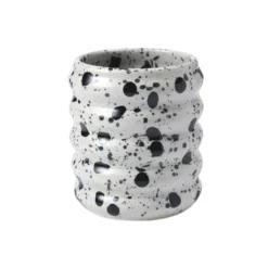 Mugg Wavy Vit/Svart