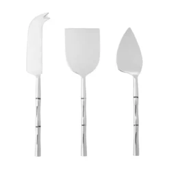 Ostkniv set Bambu/Silver