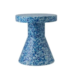Pall / Sidebord Bit Cone Blå