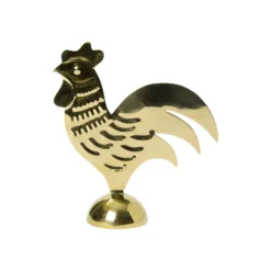 Påskdekoration Tupp Guld