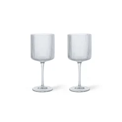 Rödvinsglas Ripple 2-pack Klar